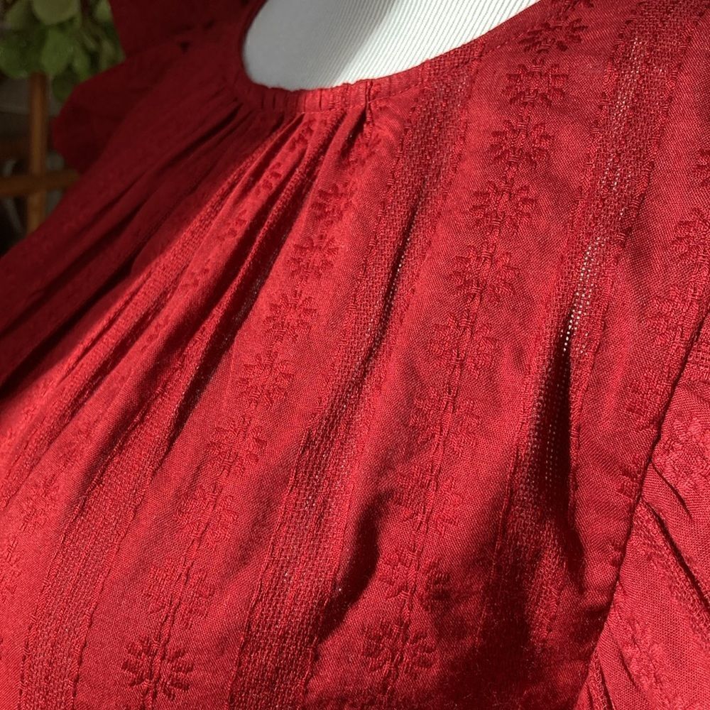 Universal Thread Double Ruffle Puff 3/4 Puff Slee… - image 7